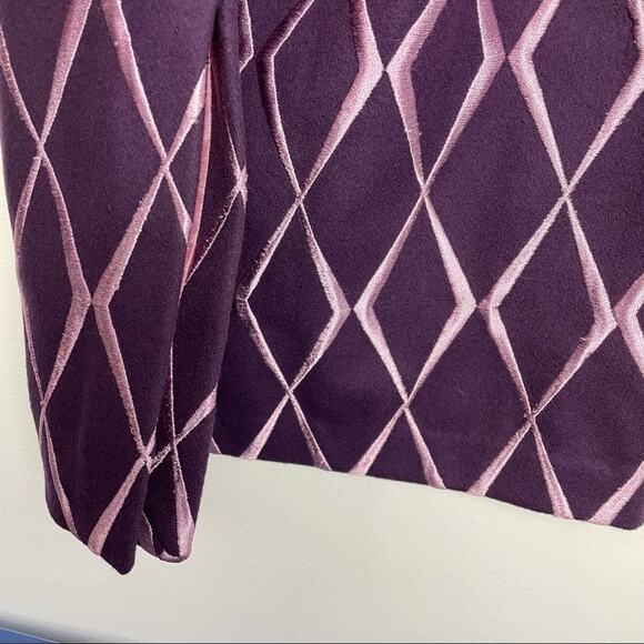 Tocca | Wool Skirt Embroidered Purple Pink 4 - Picture 6 of 9